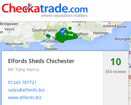 Elfords sheds Chichester bumper summer and still top customer service
