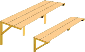 Work Bench and Shelves Work Bench and Shelves